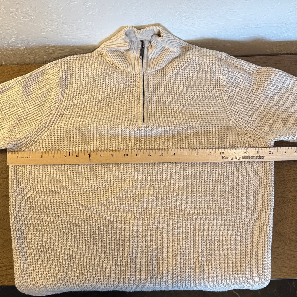 J. Crew Factory Men's Quarter Zip Sweater - Picture 5 of 5